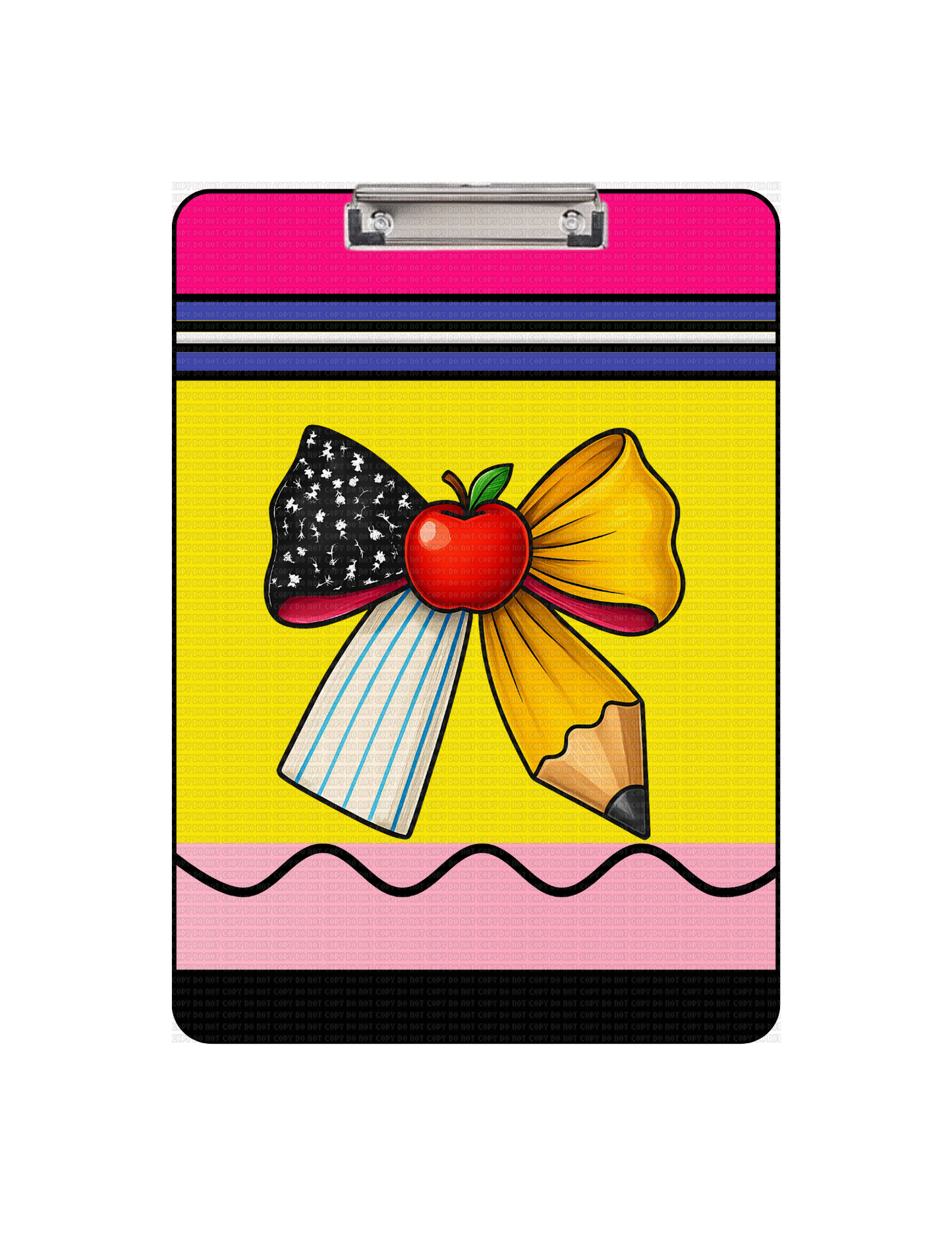 Bow pencil plain Clipboard