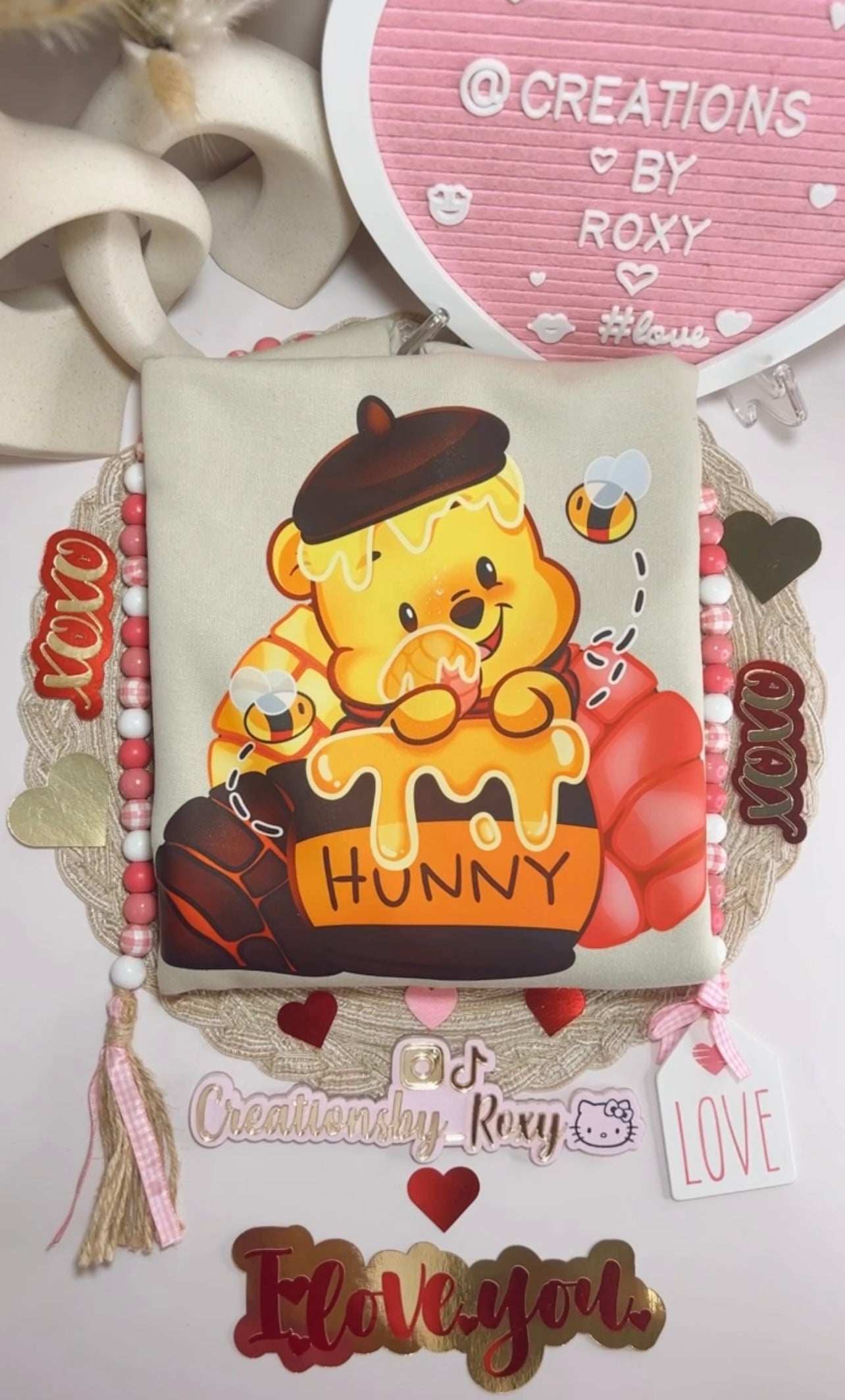 Pooh in the honey pot