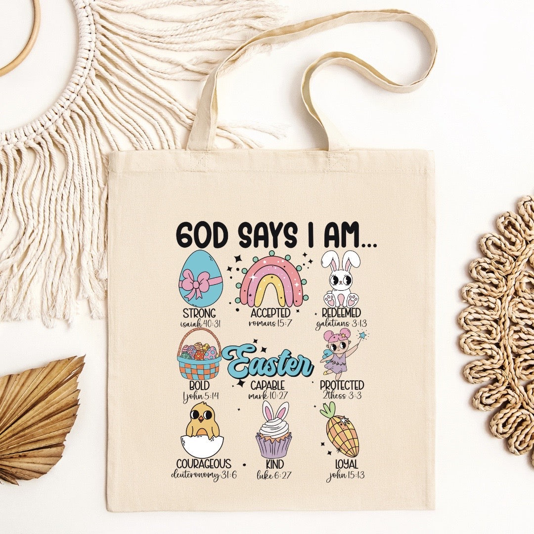 God Says Tote Bag