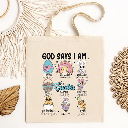 God Says Tote Bag