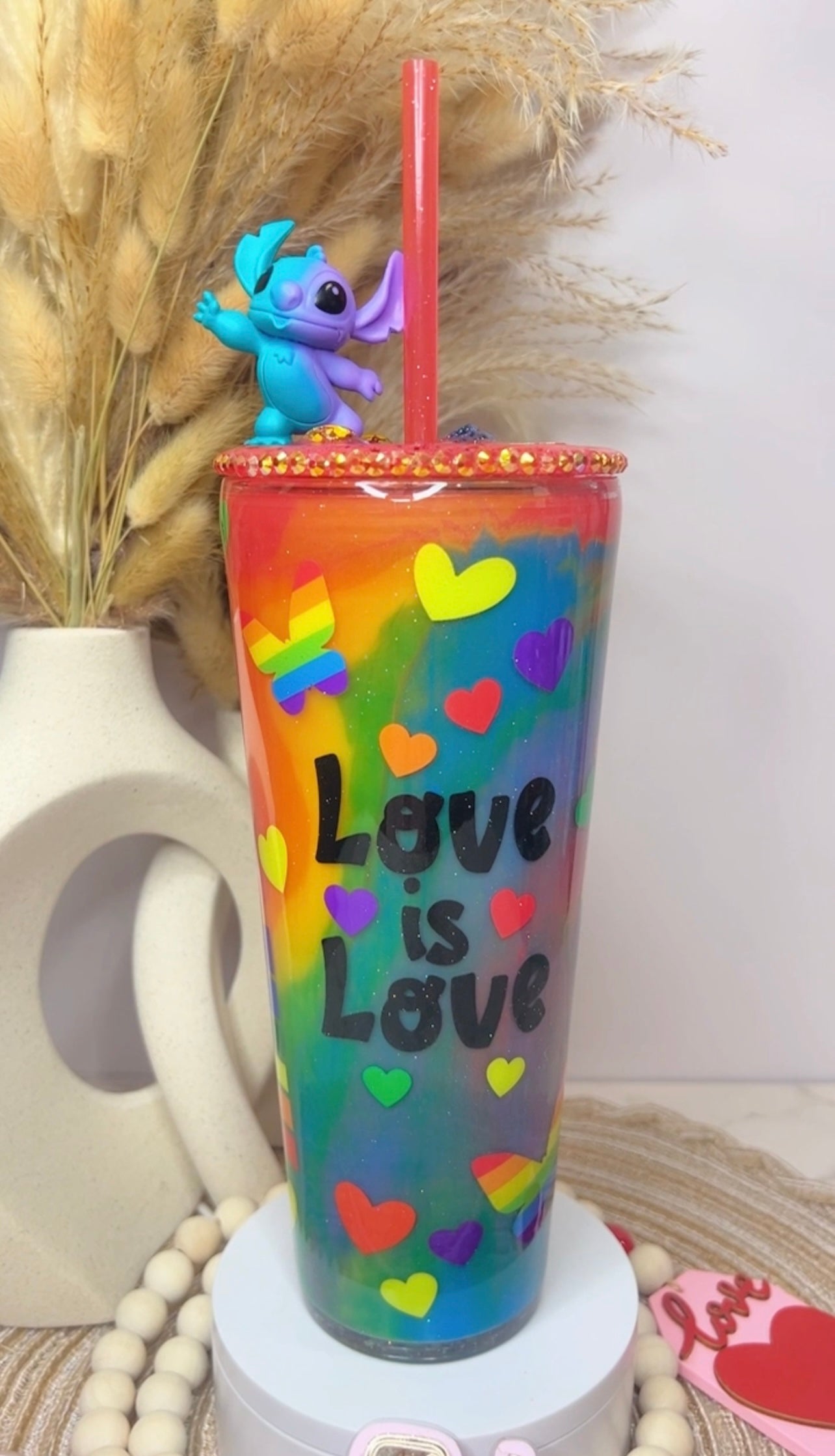 Pride purple stitch
