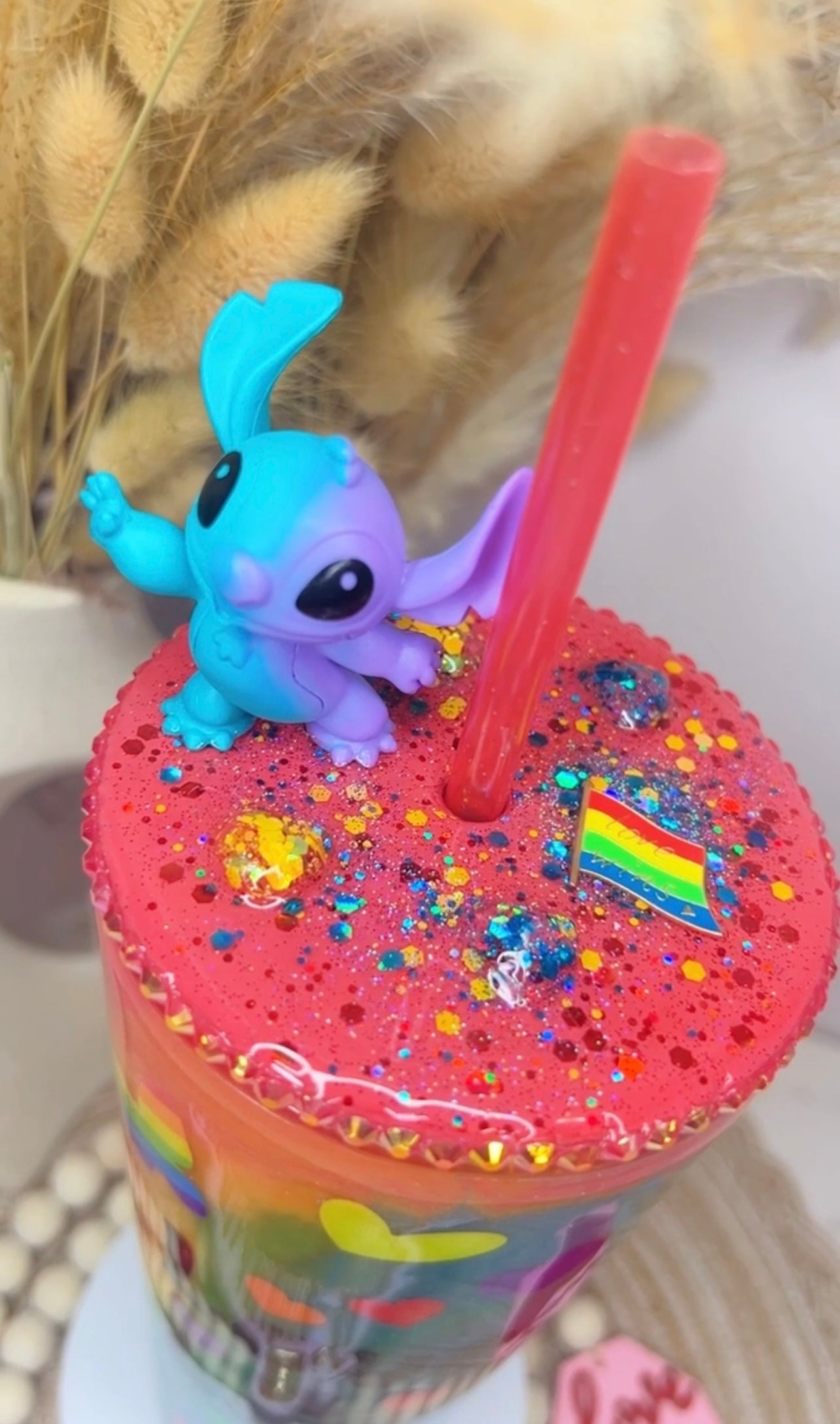 Pride purple stitch