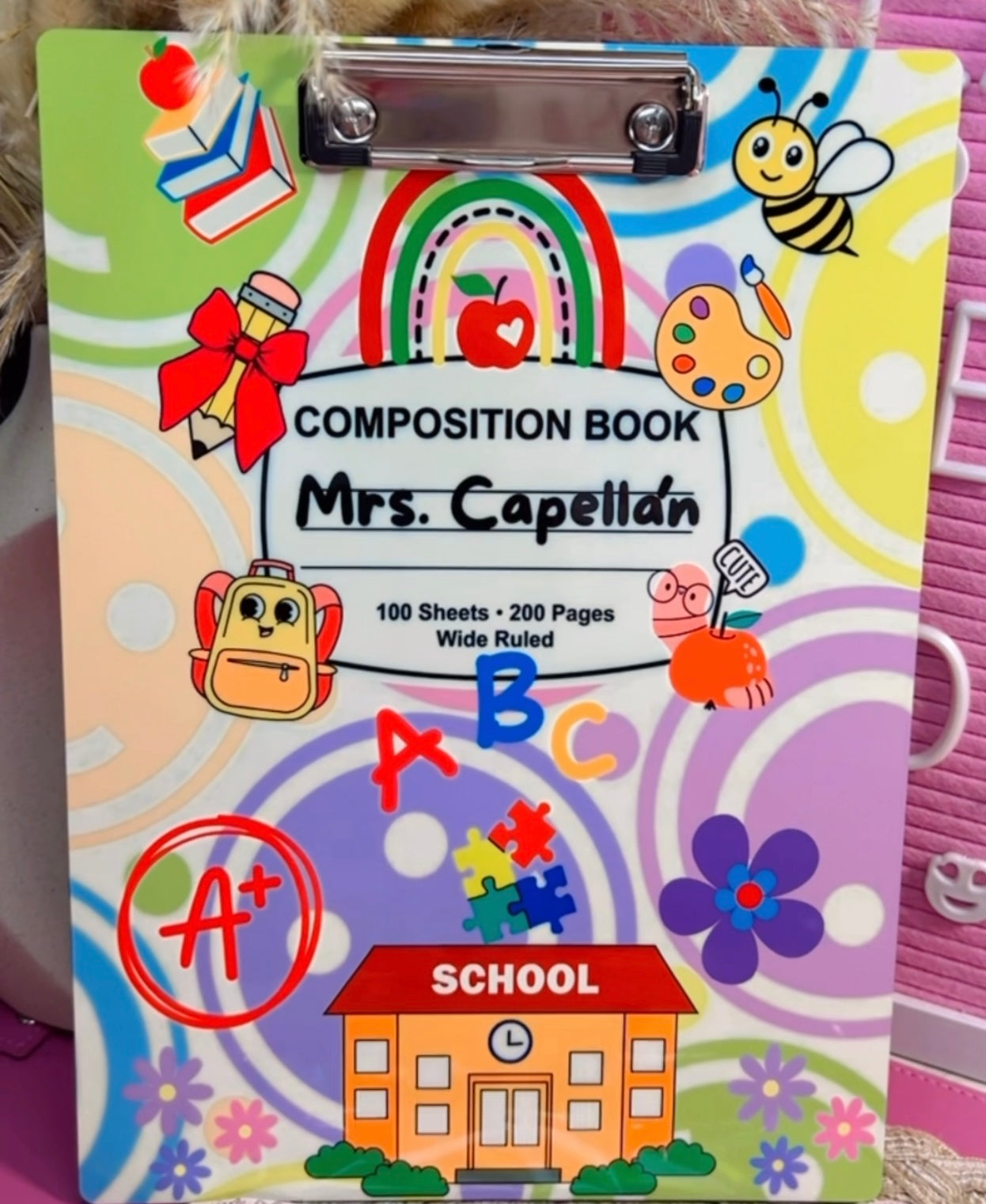 Smiley Face Clipboard