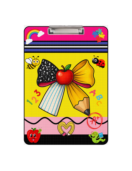 Bow Pencil Clipboard