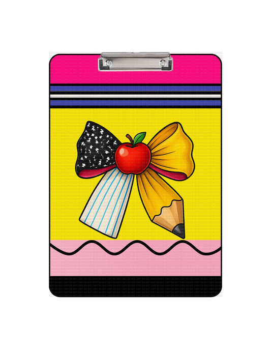 Bow pencil plain Clipboard