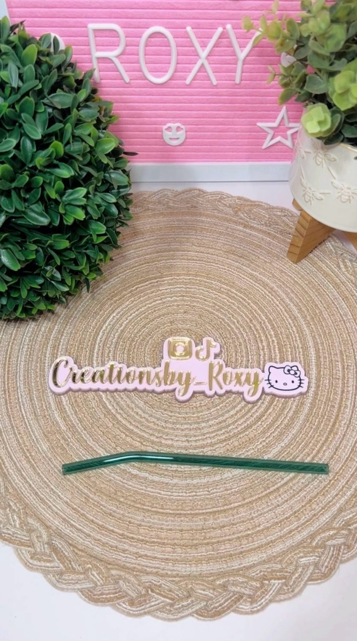 Bent Glass Straws