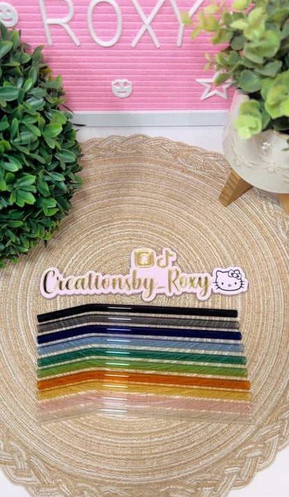 Bent Glass Straws
