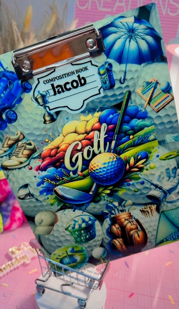 Custom Golf & 90's Clipboards