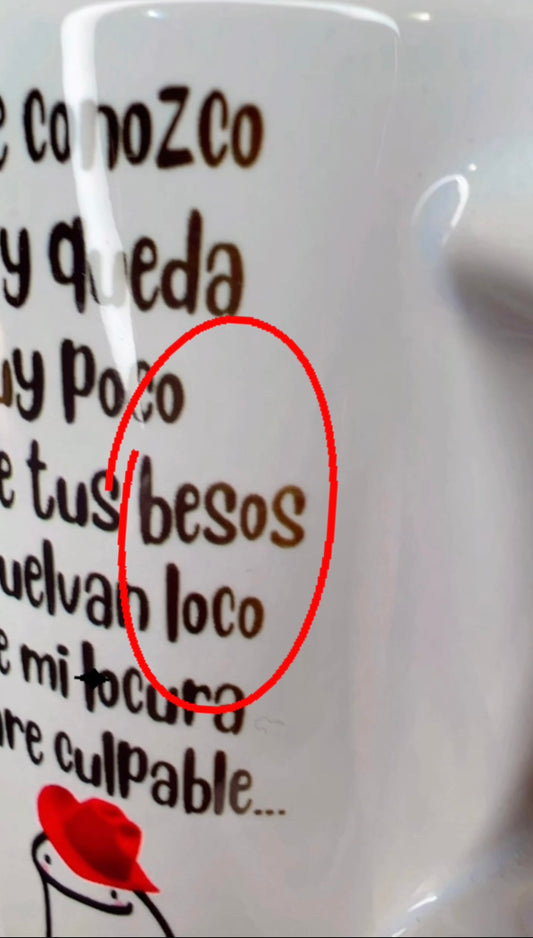 Oops coqueta mug