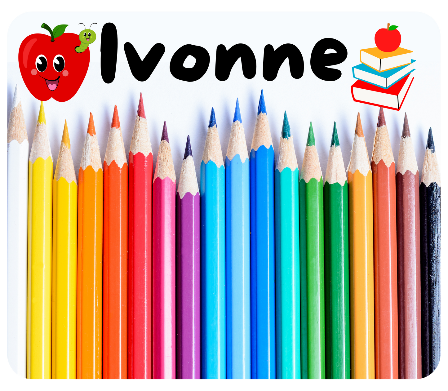 Teacher Color Pencil Mouse Pad